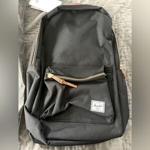 NWT Herschel Supply Company Classic Black Settlement Backpack 23L 15” Laptop